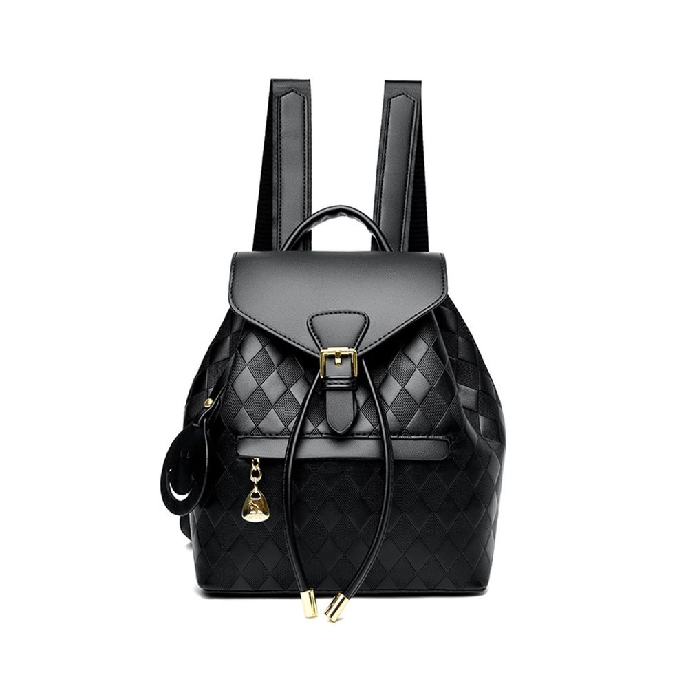 Women Backpack PU Leather Daypacks Waterproof Handbag Elegant Shoulder Bag😀